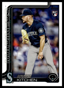 2025 Topps Update #US320 Austin Kitchen NM-MT RC Rookie Seattle Mariners 
