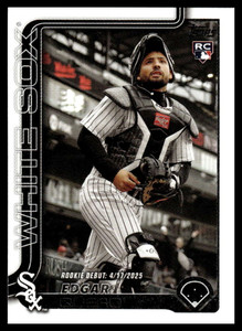 2025 Topps Update #US325 Edgar Quero Rookie Debut NM-MT Chicago White Sox 