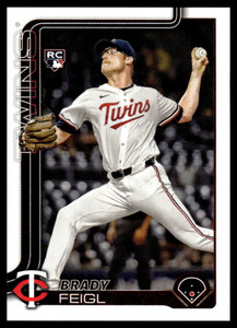 2025 Topps Update #US333 Brady Feigl NM-MT RC Rookie Minnesota Twins 