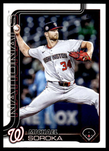 2025 Topps Update #US347 Michael Soroka NM-MT Washington Nationals 