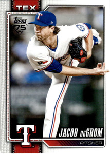 2026 Topps #99 Jacob deGrom NM-MT Texas Rangers 