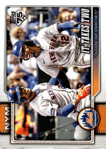 2026 Topps #52 Francisco Lindor Combo Card/Checklist NM-MT New York Mets 