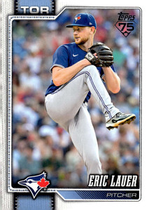 SOLD 187223 2026 Topps #175 Eric Lauer NM-MT Toronto Blue Jays 
