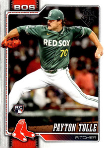 2026 Topps #15 Payton Tolle NM-MT RC Rookie Boston Red Sox 