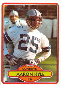1980 Topps #286 Aaron Kyle VG  Dallas Cowboys 