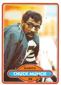 1980 Topps #40 Chuck Muncie VG  New Orleans Saints 