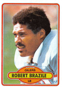1980 Topps #79 Robert Brazile VG  Houston Oilers 