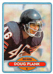 1980 Topps #101 Doug Plank VG  Chicago Bears 