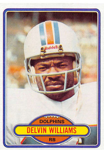 1980 Topps #115 Delvin Williams VG  Miami Dolphins 