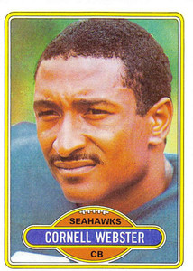 1980 Topps #118 Cornell Webster VG  Seattle Seahawks 