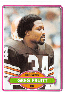 1980 Topps #150 Greg Pruitt VG  Cleveland Browns 