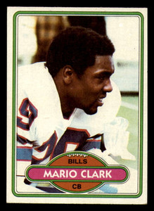 1980 Topps #191 Mario Clark VG  Buffalo Bills 