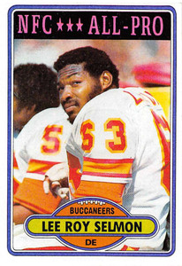 1980 Topps #260 Lee Roy Selmon VG  Tampa Bay Buccaneers 