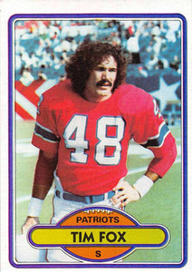 1980 Topps #269 Tim Fox VG  New England Patriots 