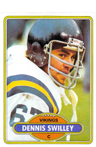 1980 Topps #278 Dennis Swilley VG  Minnesota Vikings 