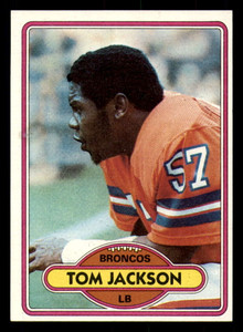 1980 Topps #323 Tom Jackson VG  Denver Broncos 