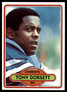 1980 Topps #330 Tony Dorsett VG  Dallas Cowboys 
