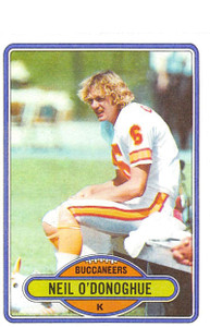 1980 Topps #346 Neil O'Donoghue VG  Tampa Bay Buccaneers 