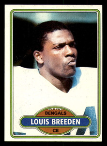 1980 Topps #364 Louis Breeden VG  Cincinnati Bengals 