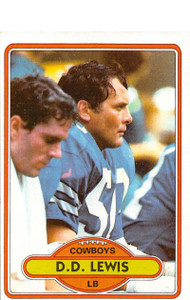 1980 Topps #373 D.D. Lewis VG  Dallas Cowboys 