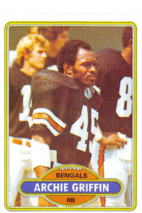 1980 Topps #457 Archie Griffin VG  Cincinnati Bengals 