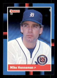 1988 Donruss #420 Mike Henneman NM-MT RC Rookie Detroit Tigers 