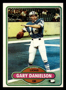 1980 Topps #511 Gary Danielson VG  Detroit Lions 
