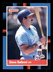 1988 Donruss #424 Steve Balboni NM-MT Kansas City Royals 