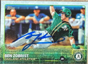 Ben Zobrist Autographed 2015 Topps #386 