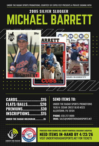 Michael Barrett Autograph Premium Items