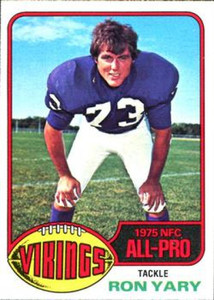 1976 Topps #30 Ron Yary AP VG Minnesota Vikings 