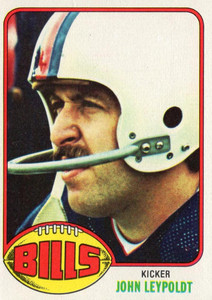 1976 Topps #113 John Leypoldt VG Buffalo Bills 