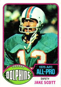 1976 Topps #120 Jake Scott AP VG Miami Dolphins 
