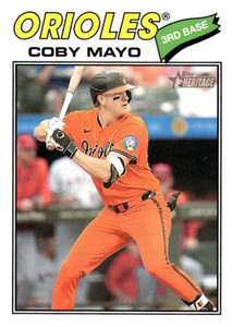 2026 Topps Heritage #49 Coby Mayo NM-MT  Baltimore Orioles 