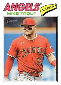 2026 Topps Heritage #163 Mike Trout NM-MT  Los Angeles Angels 