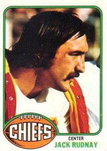 1976 Topps #277 Jack Rudnay VG Kansas City Chiefs 