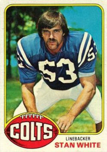 1976 Topps #312 Stan White VG Baltimore Colts 