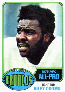 1976 Topps #320 Riley Odoms AP VG Denver Broncos 