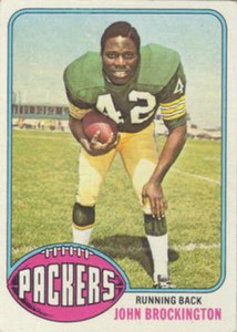 1976 Topps #345 John Brockington VG Green Bay Packers 