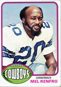 1976 Topps #368 Mel Renfro VG Dallas Cowboys 
