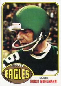 1976 Topps #382 Horst Muhlmann VG Philadelphia Eagles 