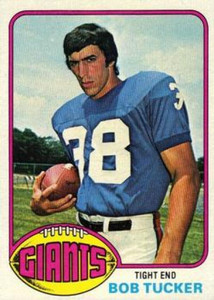 1976 Topps #417 Bob Tucker VG New York Giants 