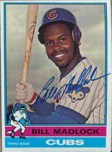 Bill Madlock Autographed 1976 Topps #640 Chicago Cubs Card