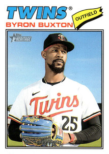 2026 Topps Heritage #253 Byron Buxton NM-MT  Minnesota Twins 