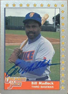 Bill Madlock Autographed 1990 Pacific Senior League #214 Card