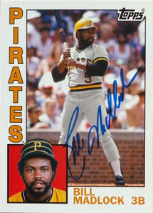 Bill Madlock Autographed 2012 Topps Archives #213 SP Pittsburgh Pirates