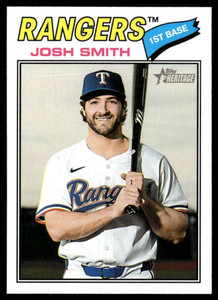 2026 Topps Heritage #301 Josh Smith NM-MT  Texas Rangers 