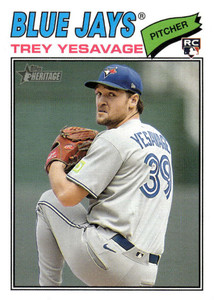 SOLD 192846 2026 Topps Heritage #245 Trey Yesavage NM-MT  RC Rookie Toronto Blue Jays 