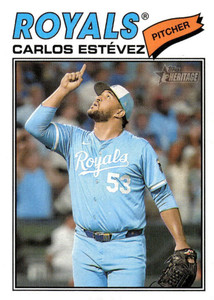 2026 Topps Heritage #314 Carlos Estevez NM-MT  Kansas City Royals 