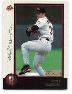 1998 Bowman #9 Mike Mussina NM-MT Baltimore Orioles 